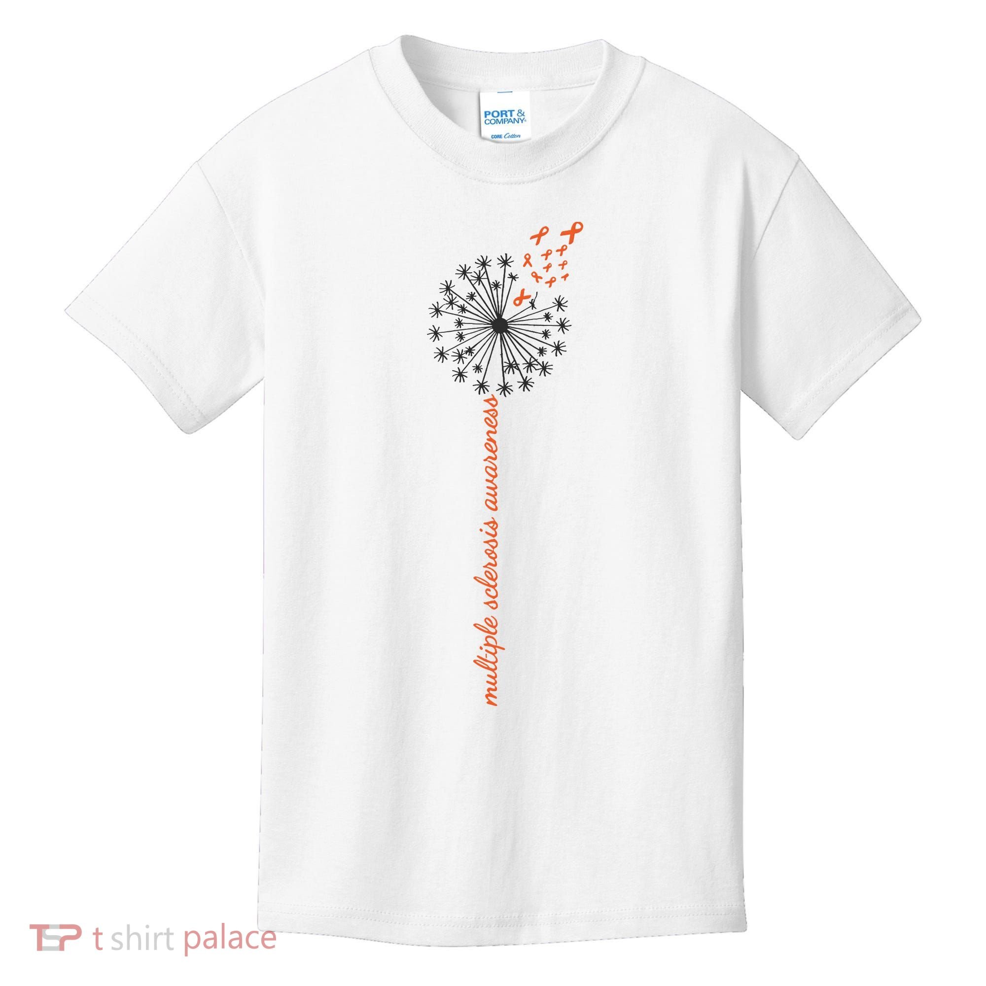 Multiple Sclerosis Dandelion MS Awareness Kids T-Shirt
