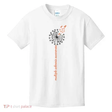 Multiple Sclerosis Dandelion MS Awareness Kids T-Shirt