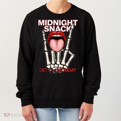 Midnight Snack Diet Starts Monday Women's Sweatshirt
