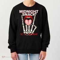 Midnight Snack Diet Starts Monday Women's Sweatshirt thumb 0