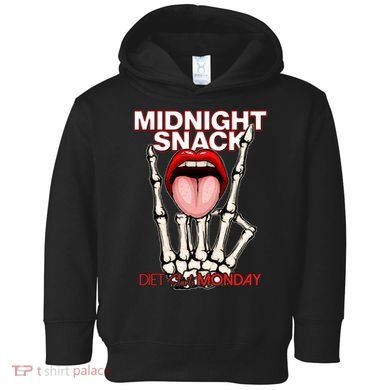 Midnight Snack Diet Starts Monday Toddler Hoodie