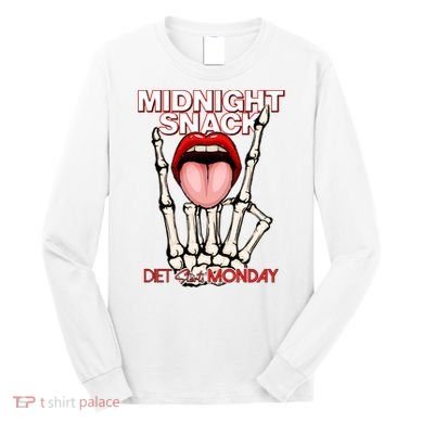 Midnight Snack Diet Starts Monday Long Sleeve Shirt