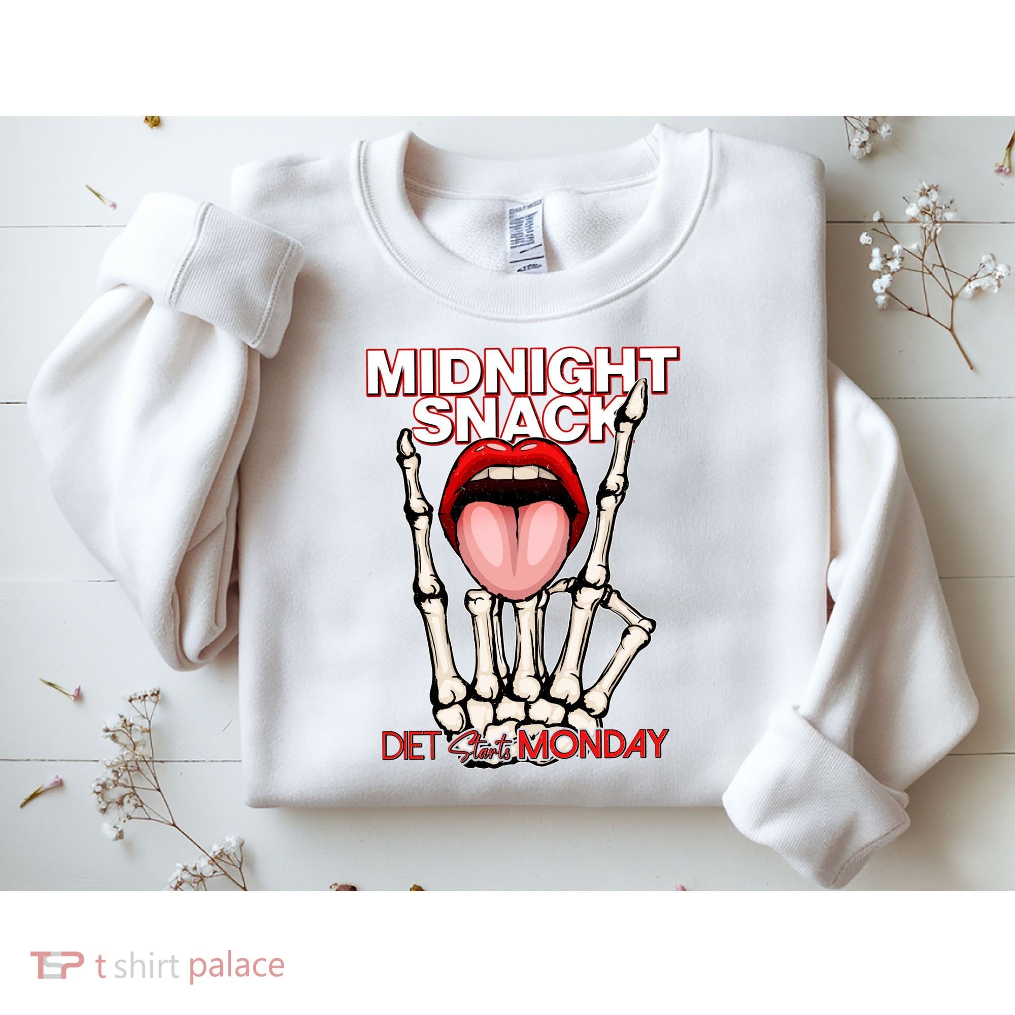 Midnight Snack Diet Starts Monday Sweatshirt