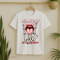 Midnight Snack Diet Starts Monday T-Shirt thumb 2