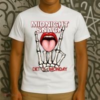 Midnight Snack Diet Starts Monday T-Shirt thumb 3