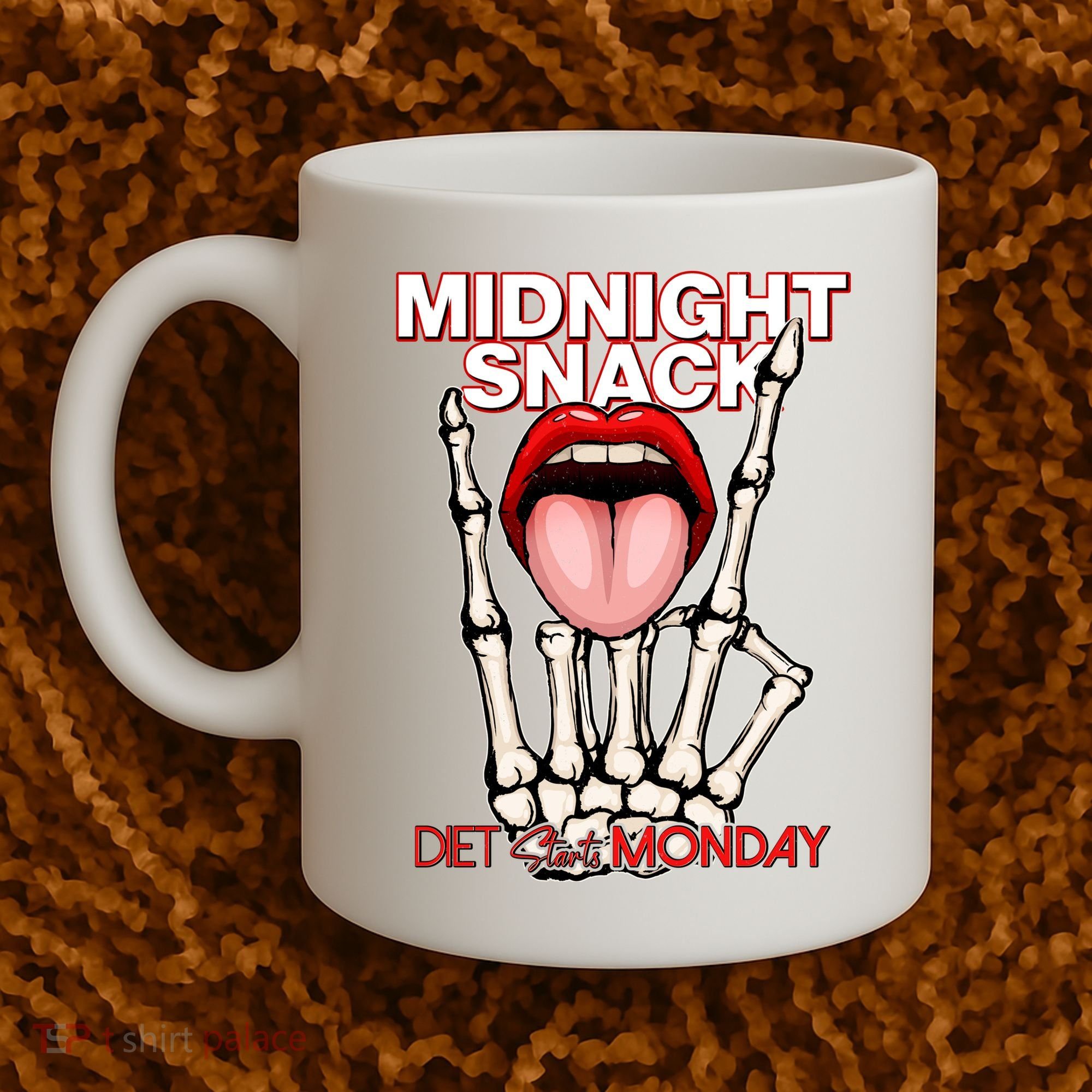 Midnight Snack Diet Starts Monday Coffee Mug