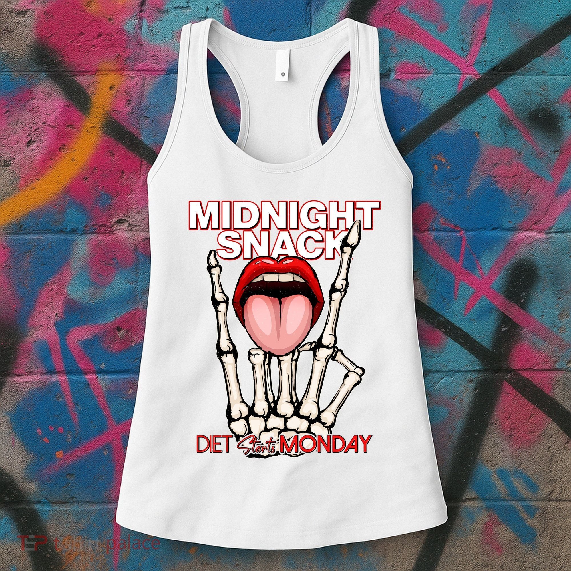 Midnight Snack Diet Starts Monday Women's Tank Top
