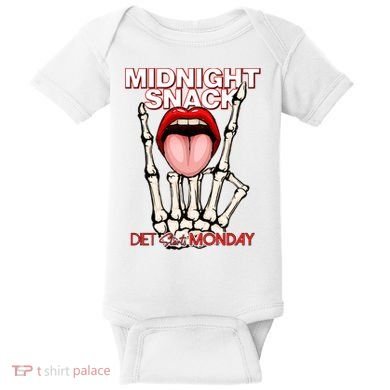 Midnight Snack Diet Starts Monday Baby Bodysuit