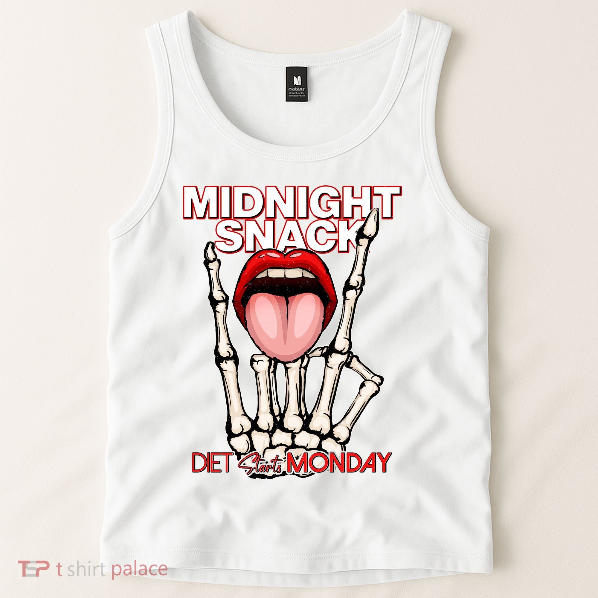 Midnight Snack Diet Starts Monday Tank Top