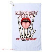Midnight Snack Diet Starts Monday Golf Towel thumb 0