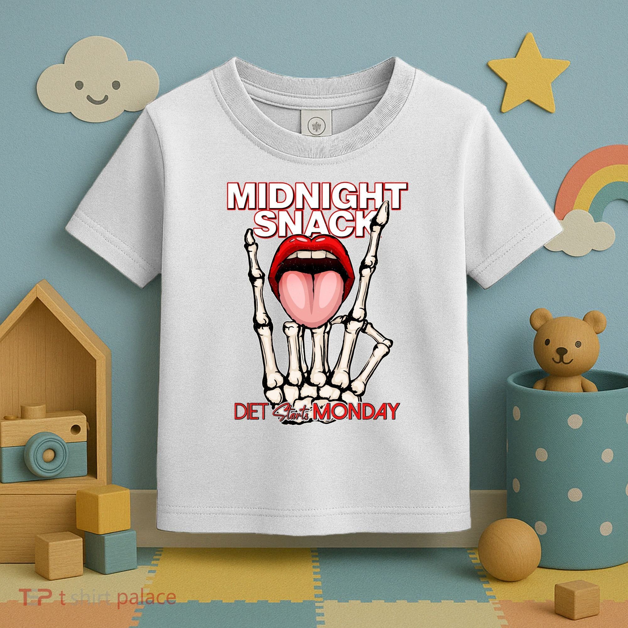Midnight Snack Diet Starts Monday Toddler T-Shirt