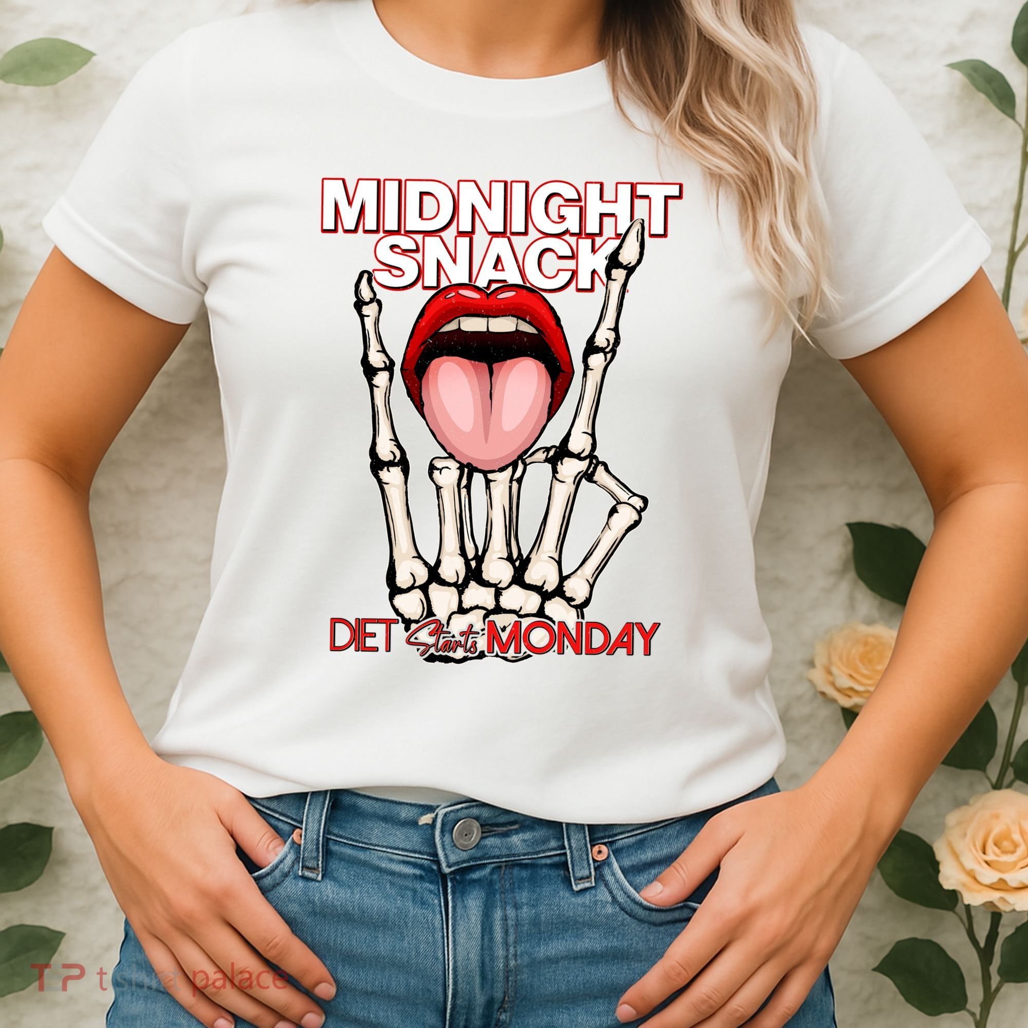 Midnight Snack Diet Starts Monday Women's T-Shirt