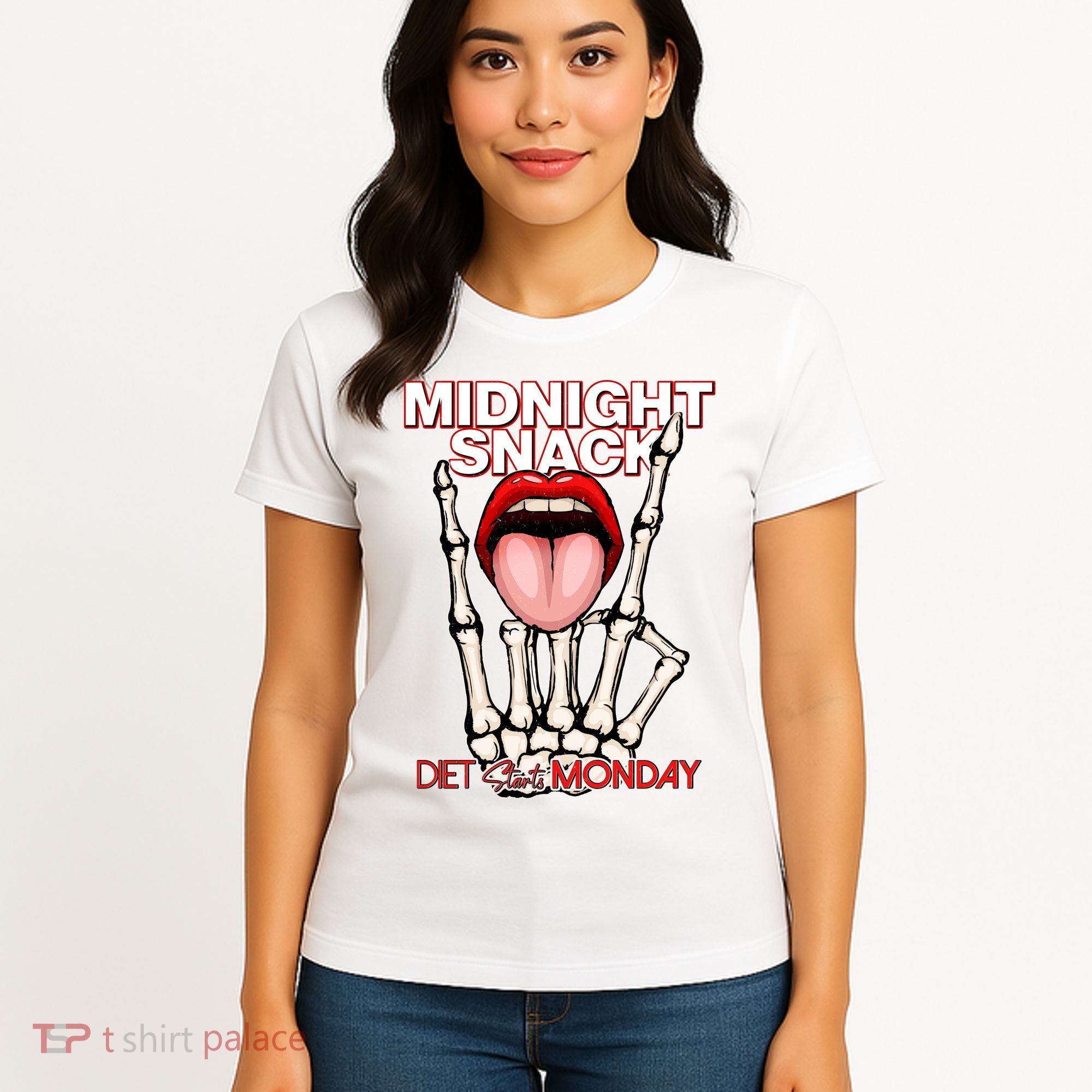 Midnight Snack Diet Starts Monday Women's T-Shirt