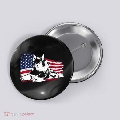 Miniature Schnauzer Dog Breed Button