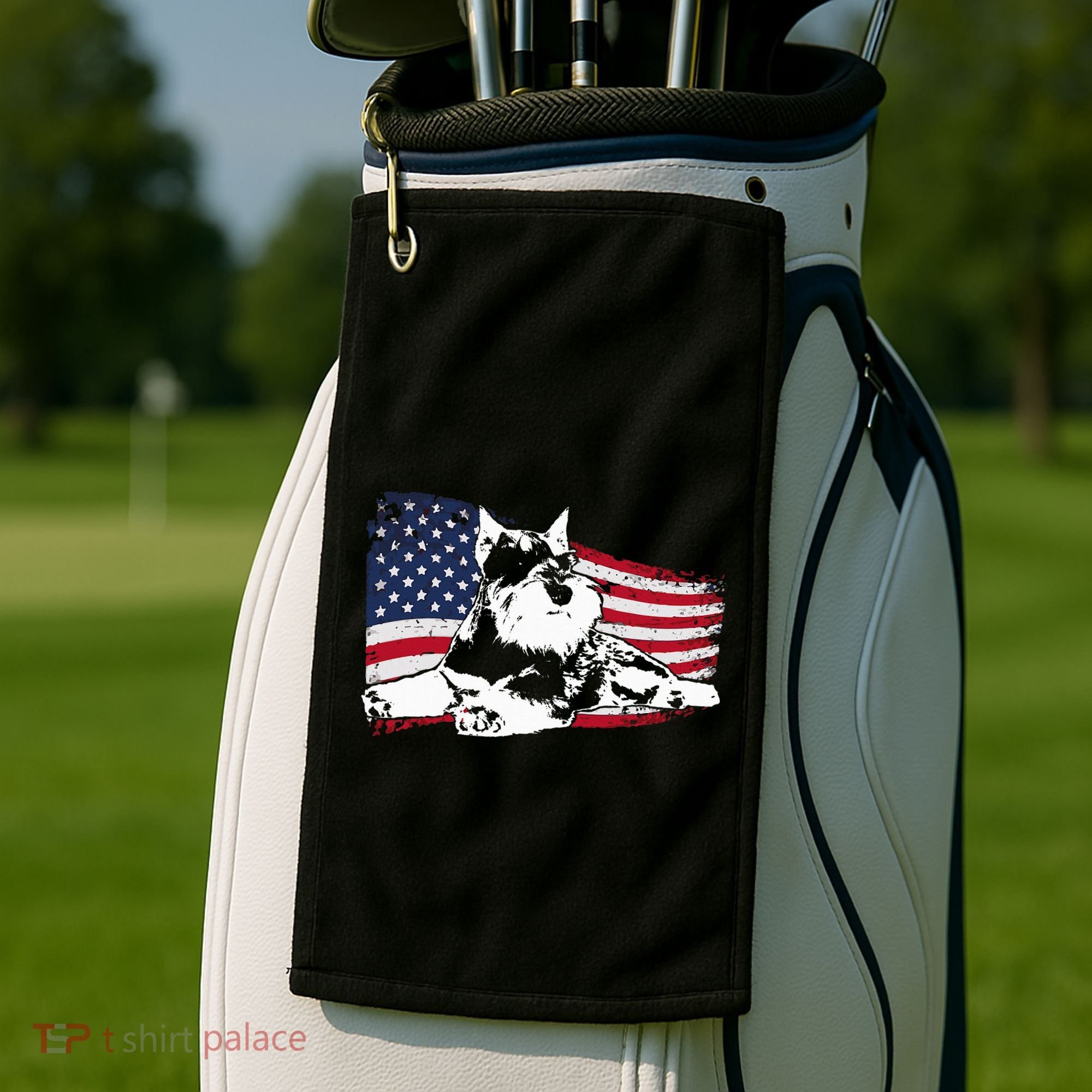 Miniature Schnauzer Dog Breed Golf Towel