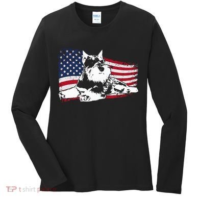 Miniature Schnauzer Dog Breed Women's Long Sleeve Shirt
