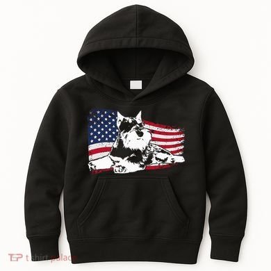 Miniature Schnauzer Dog Breed Kids Hoodie