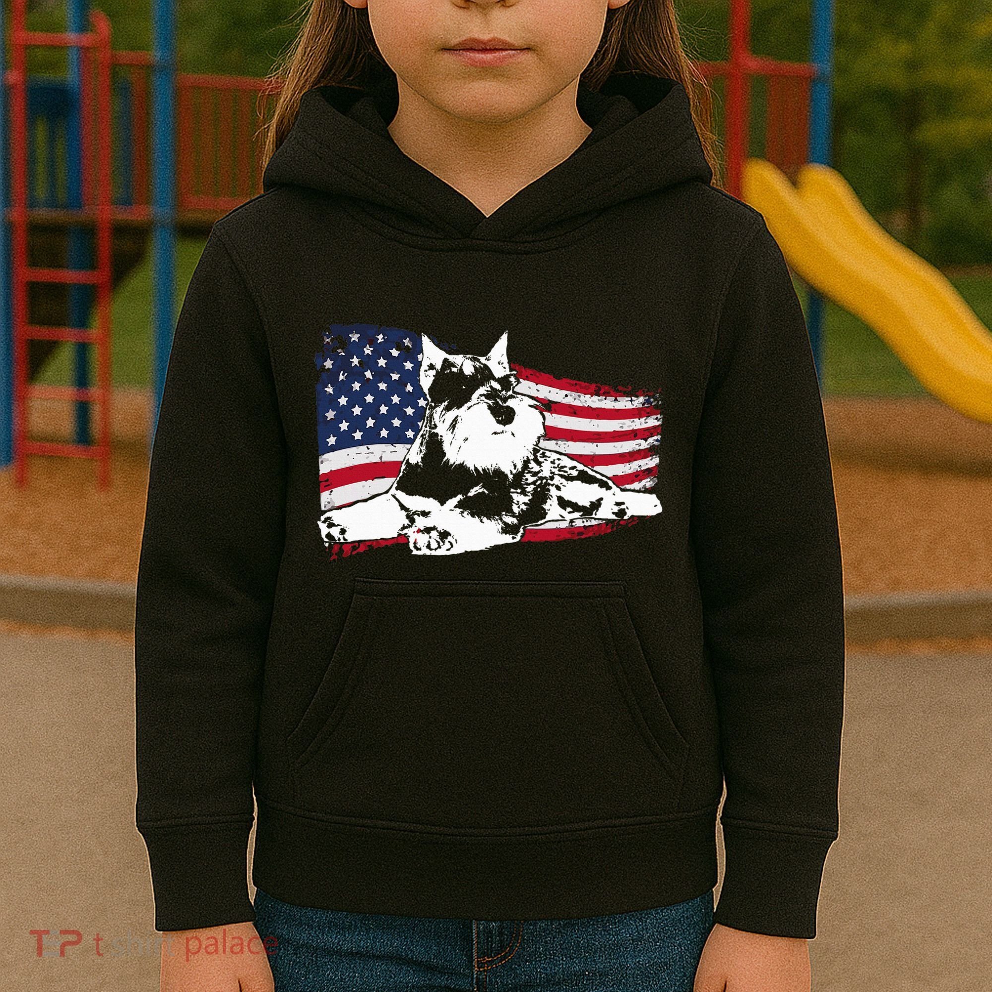 Miniature Schnauzer Dog Breed Kids Hoodie