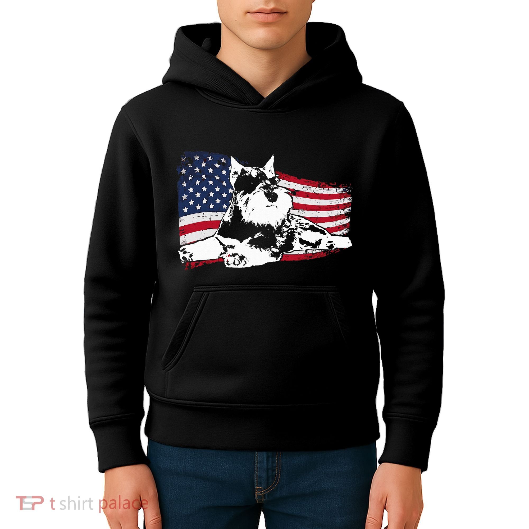 Miniature Schnauzer Dog Breed Kids Hoodie