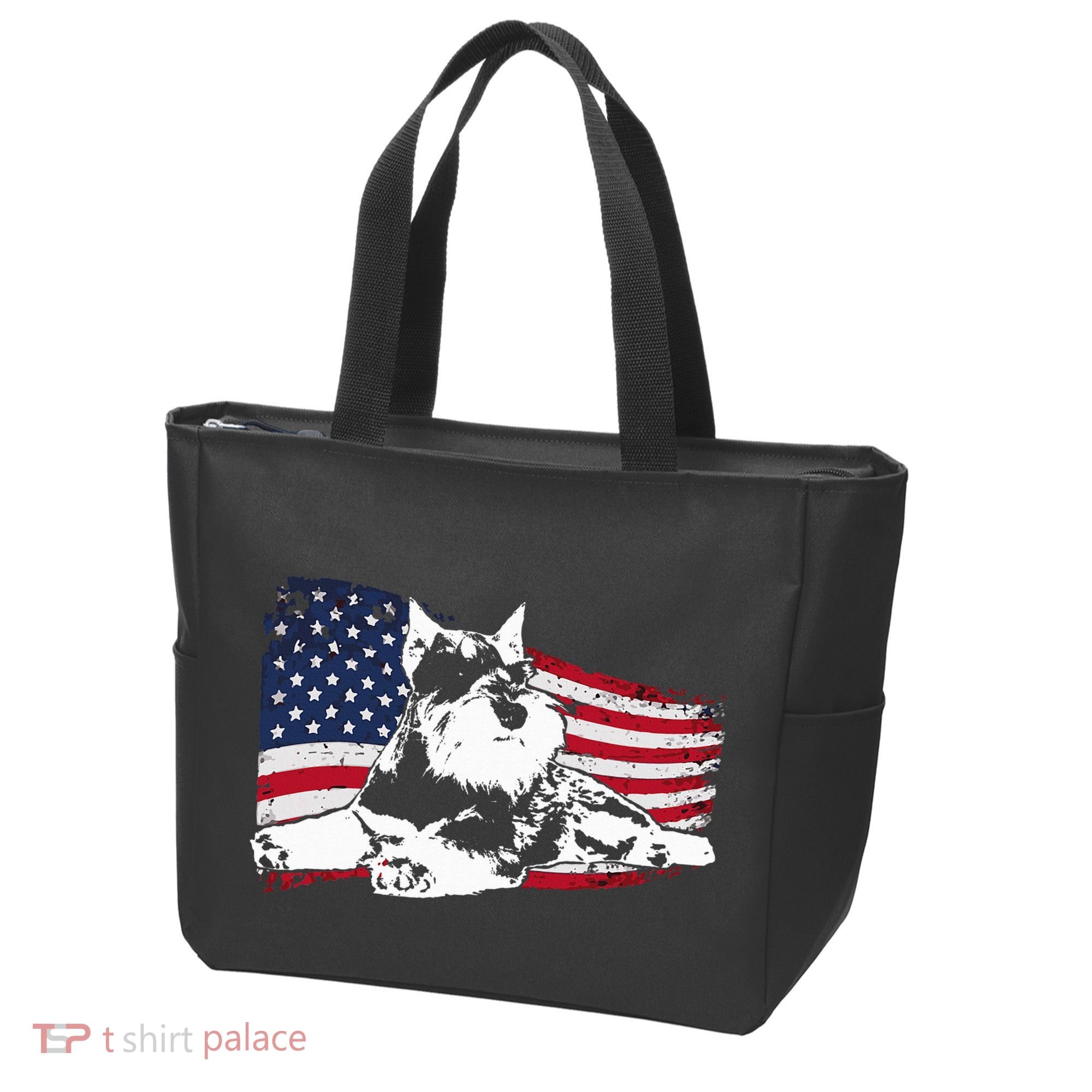 Miniature Schnauzer Dog Breed Tote Bag