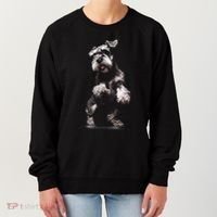 Miniature Schnauzer Dog Art Miniature Schnauzer Women's Sweatshirt thumb 0