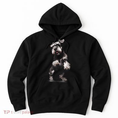 Miniature Schnauzer Dog Art Miniature Schnauzer Hoodie