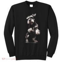 Miniature Schnauzer Dog Art Miniature Schnauzer Sweatshirt thumb 0
