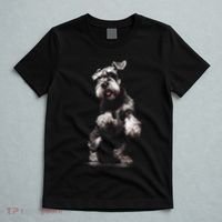 Miniature Schnauzer Dog Art Miniature Schnauzer T-Shirt thumb 5