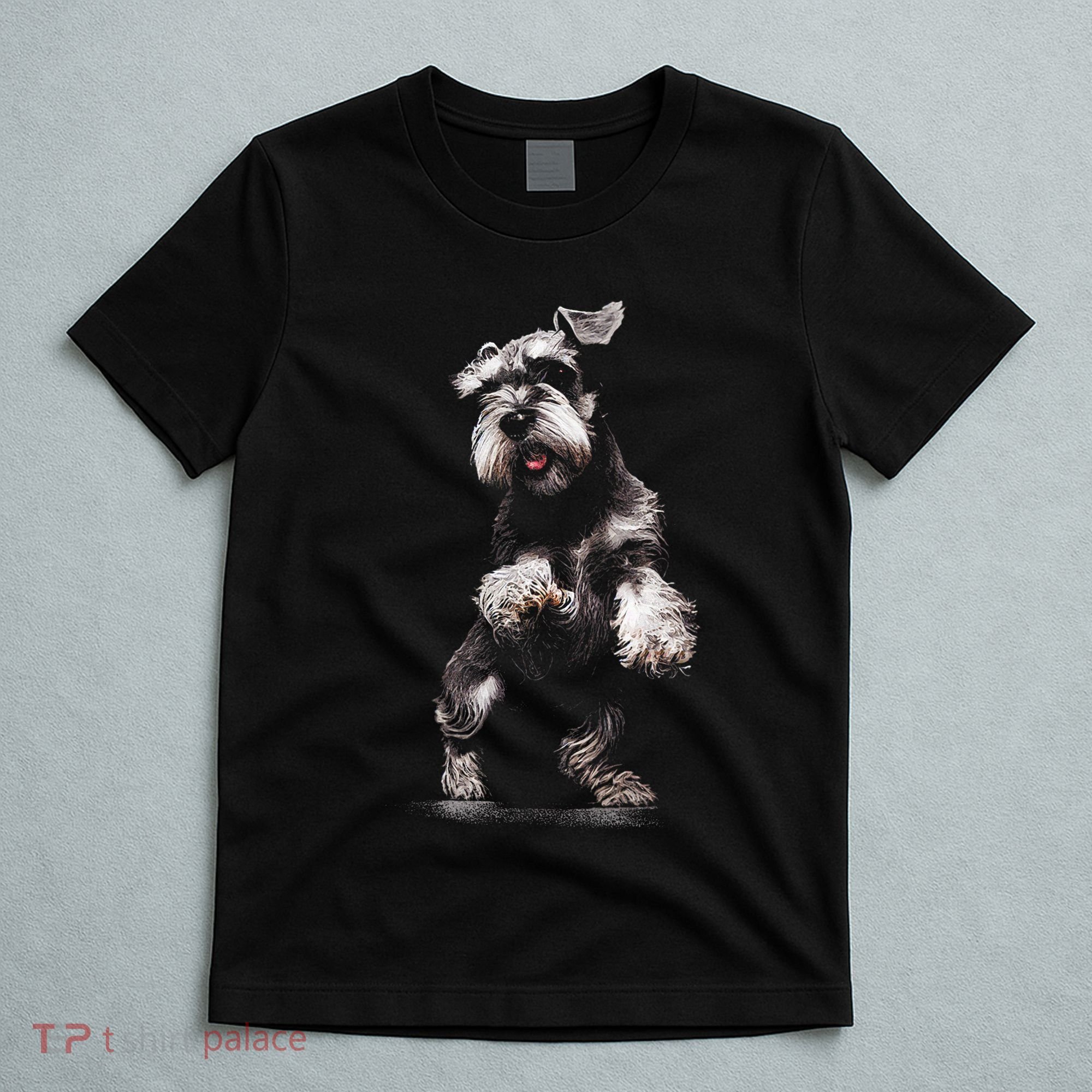 Miniature Schnauzer Dog Art Miniature Schnauzer T-Shirt