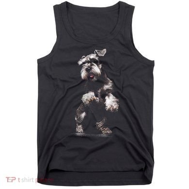 Miniature Schnauzer Dog Art Miniature Schnauzer Tank Top