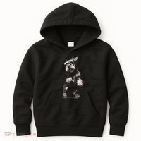 Miniature Schnauzer Dog Art Miniature Schnauzer Kids Hoodie thumb 0