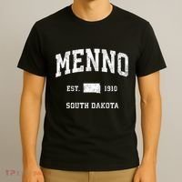 Menno South Dakota Sd Vintage Athletic T-Shirt thumb 3