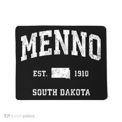 Menno South Dakota Sd Vintage Athletic Mousepad