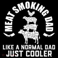 Meat Smoking Dad Meat Smoke Grilling Bbq Fathers Day Gift Women's Hoodie thumb 2