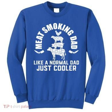 Meat Smoking Dad Meat Smoke Grilling Bbq Fathers Day Gift Sweatshirt