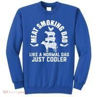 Meat Smoking Dad Meat Smoke Grilling Bbq Fathers Day Gift Sweatshirt thumb 0