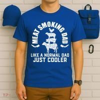 Meat Smoking Dad Meat Smoke Grilling Bbq Fathers Day Gift T-Shirt thumb 6