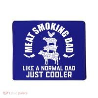 Meat Smoking Dad Meat Smoke Grilling Bbq Fathers Day Gift Mousepad thumb 0