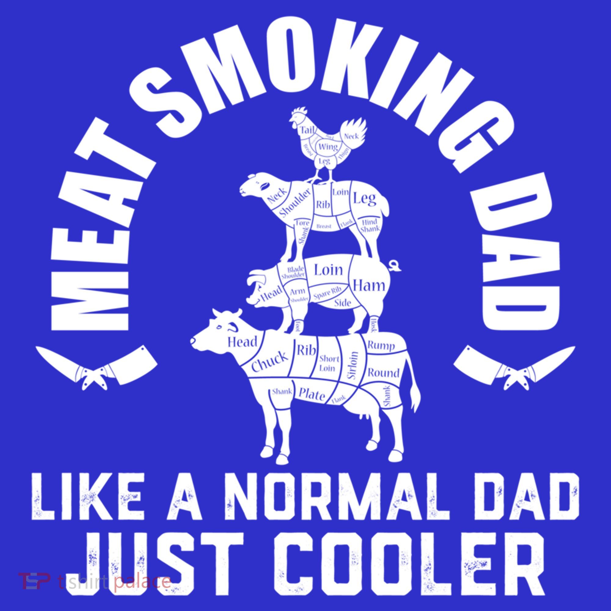 Meat Smoking Dad Meat Smoke Grilling Bbq Fathers Day Gift Women's Tank Top