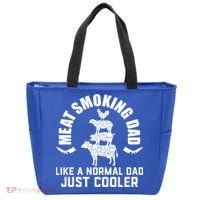Meat Smoking Dad Meat Smoke Grilling Bbq Fathers Day Gift Tote Bag thumb 0