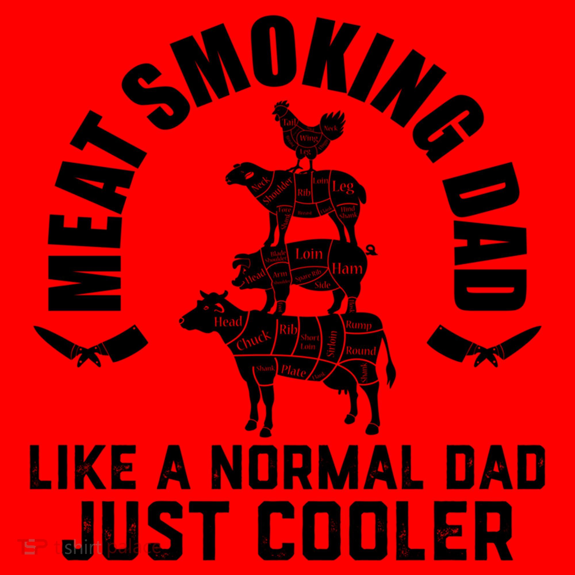 Meat Smoking Dad Meat Smoke Grilling Bbq Fathers Day Gift Santa Hat