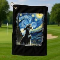 Mini Schnauzer Dog Clothes Miniature Schnauzer Golf Towel thumb 1