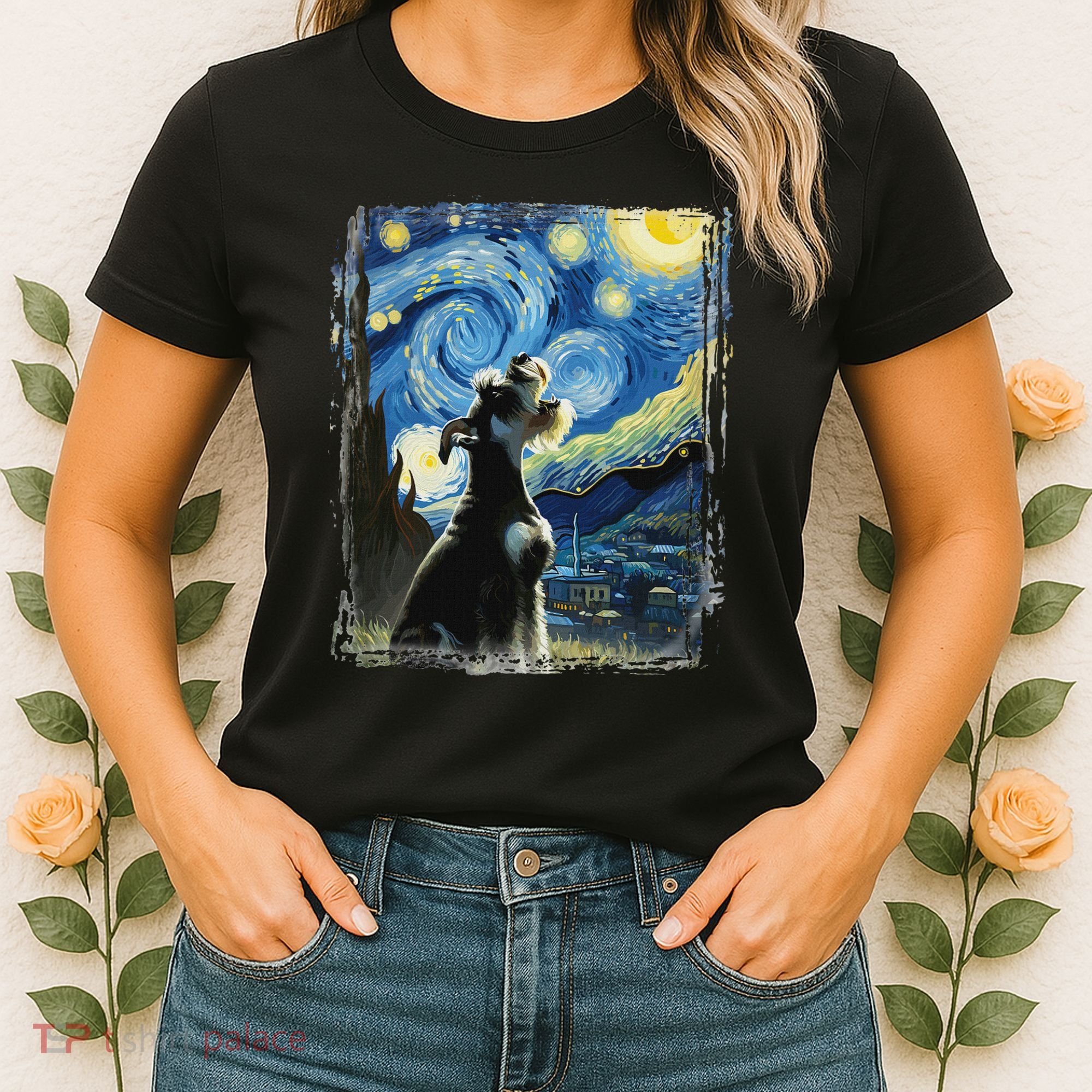 Mini Schnauzer Dog Clothes Miniature Schnauzer Women's T-Shirt