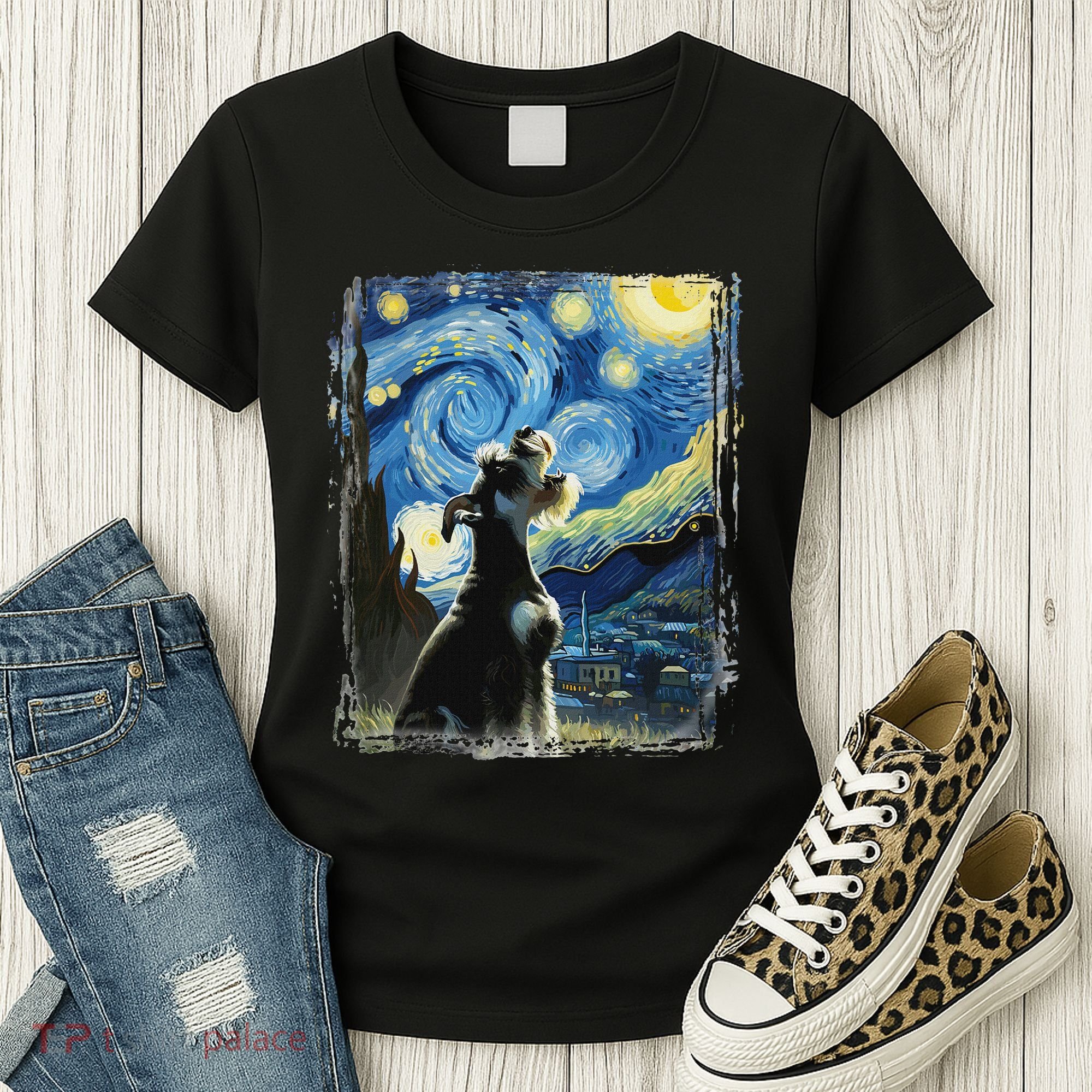 Mini Schnauzer Dog Clothes Miniature Schnauzer Women's T-Shirt