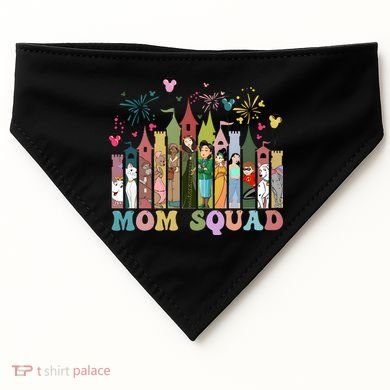 Mom Squad Diz Nee Mama Mothers Day Gift Mom Magic Kingdom USA-Made Doggie Bandana