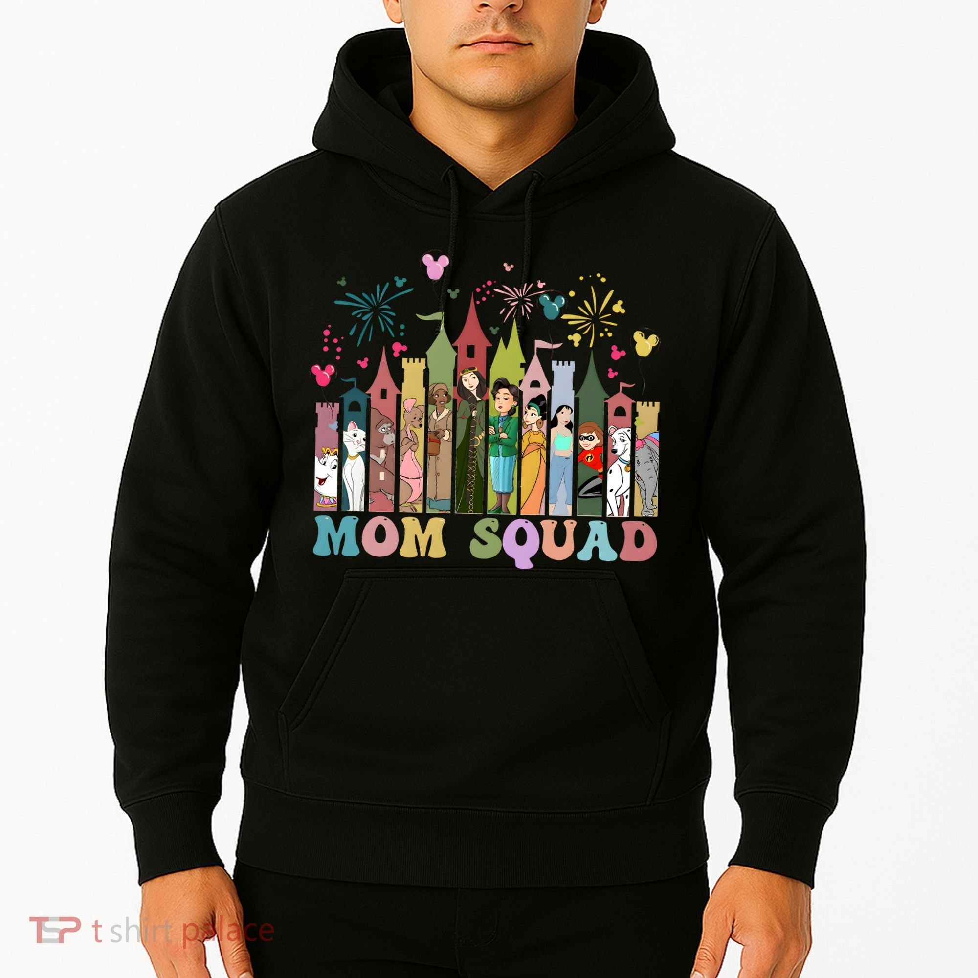 Mom Squad Diz Nee Mama Mothers Day Gift Mom Magic Kingdom Hoodie