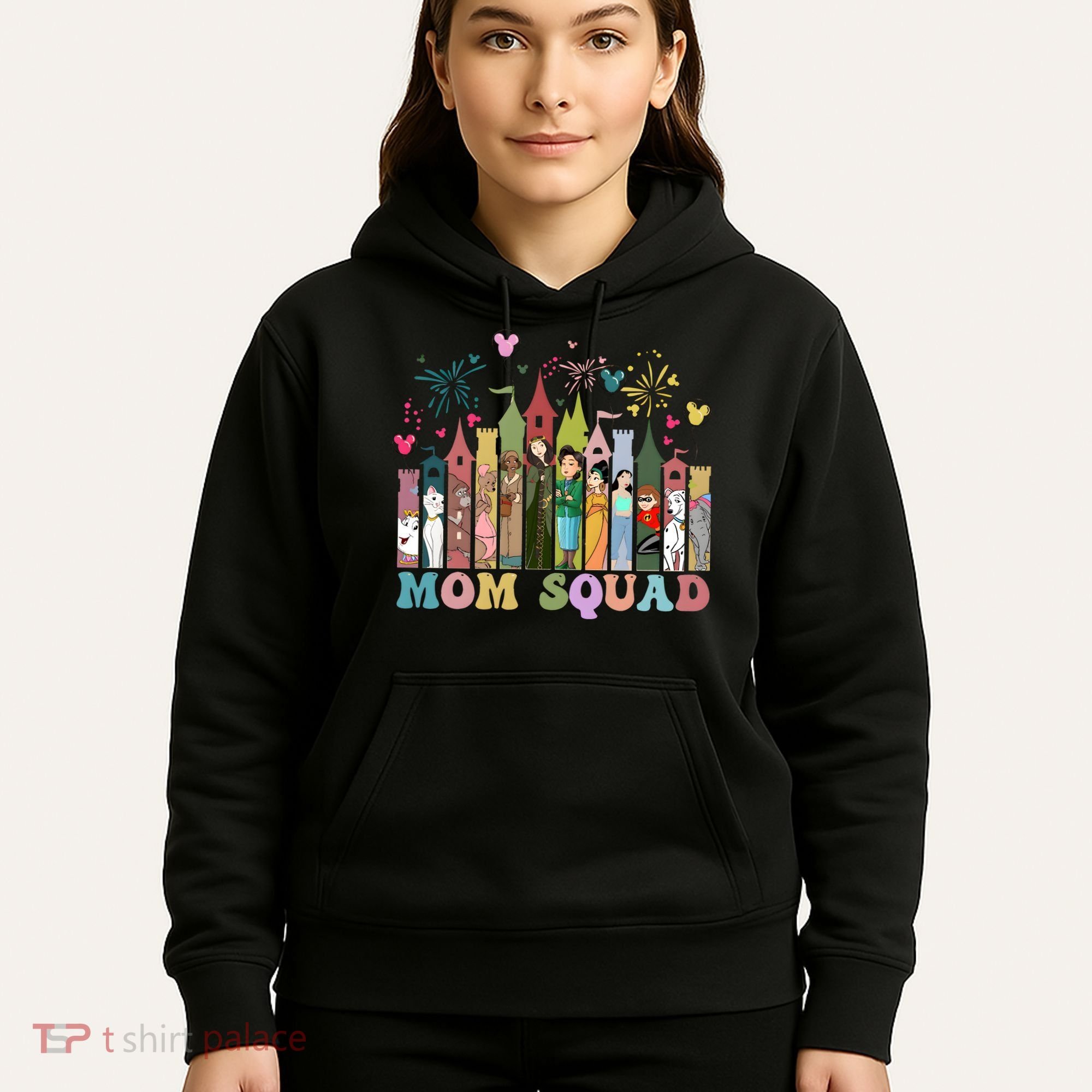 Mom Squad Diz Nee Mama Mothers Day Gift Mom Magic Kingdom Hoodie