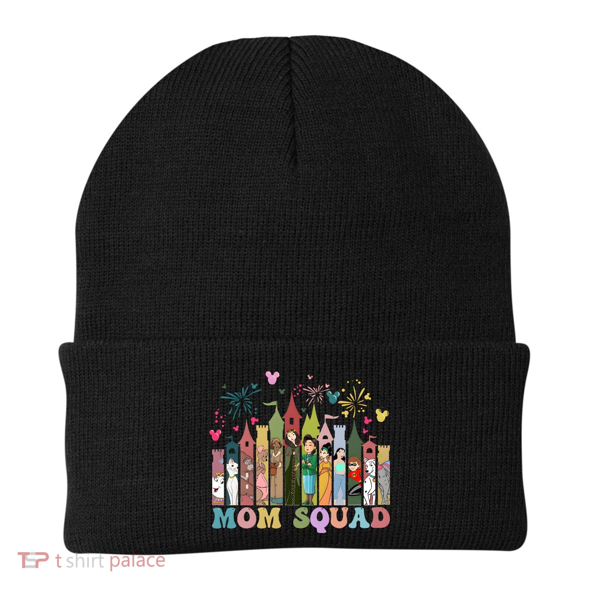 Mom Squad Diz Nee Mama Mothers Day Gift Mom Magic Kingdom Beanie