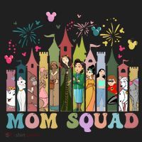 Mom Squad Diz Nee Mama Mothers Day Gift Mom Magic Kingdom Beanie thumb 2