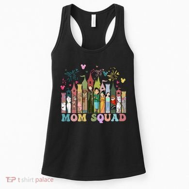 Mom Squad Diz Nee Mama Mothers Day Gift Mom Magic Kingdom Women's Tank Top
